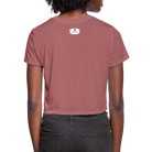 Manifest Malibu – Flowy Cropped Tee - mauve