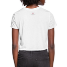 Manifest Malibu – Flowy Cropped Tee - white