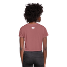 Manifest Malibu – Flowy Cropped Tee - mauve