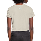 Manifest Malibu – Flowy Cropped Tee - dust